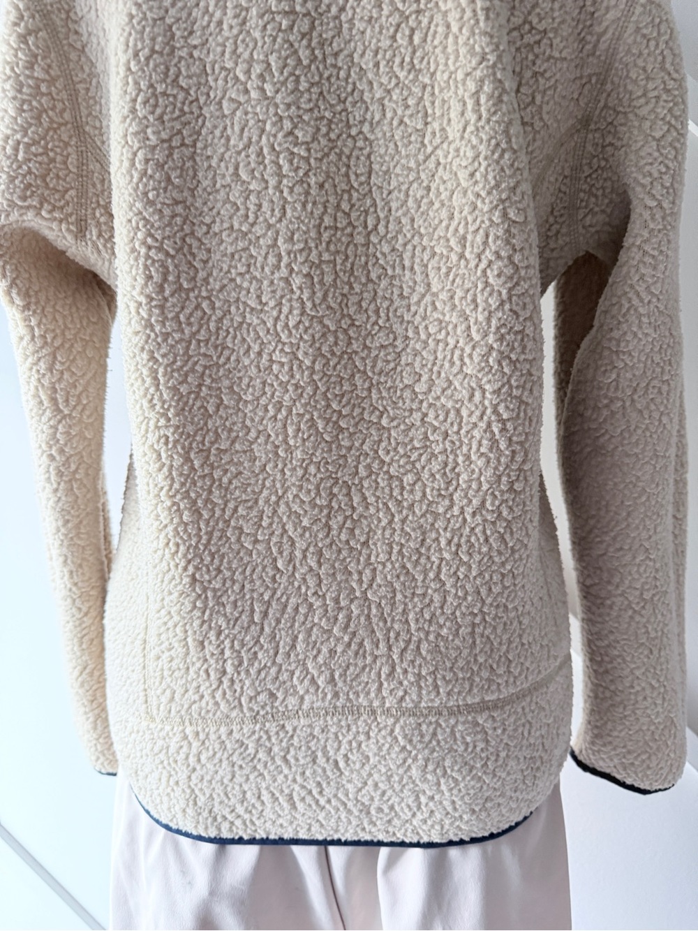 Patagonia Classic Retro Pile 1/4 Zip Fleece Pullover Women’s XXS Cream Sherpa - Picture 10 of 13